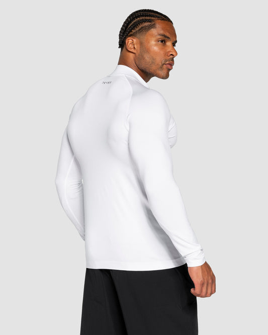 Workout Seamless Half Zip Longsleeve ‘White’
