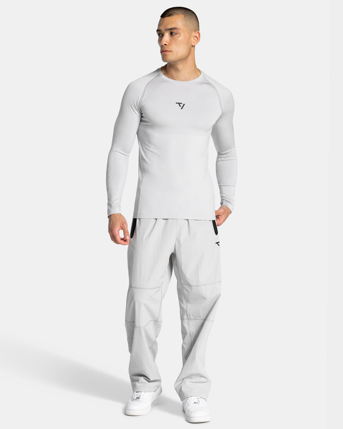 Koszulka z długim rękawem Workout Seamless „Jasnoszary”