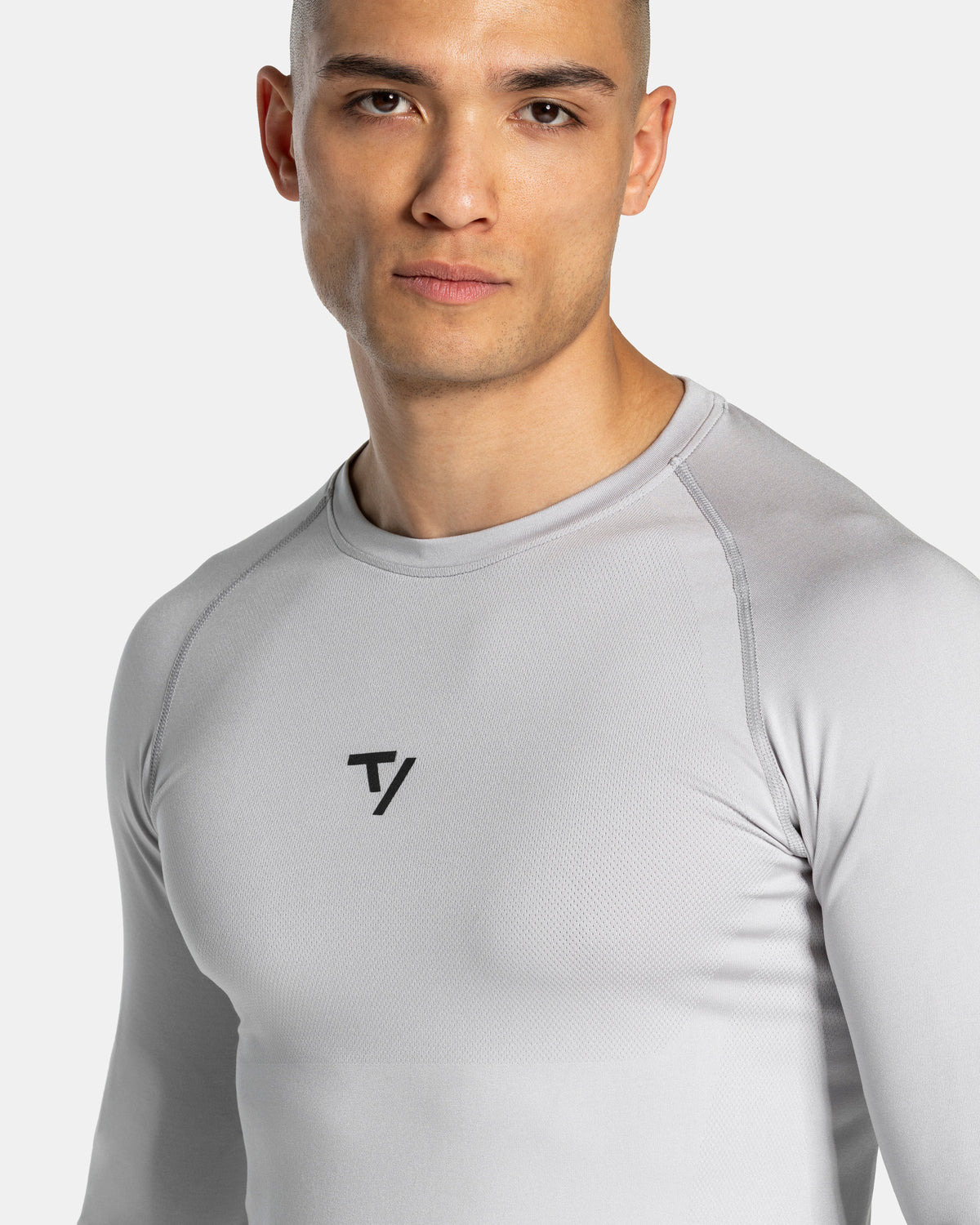 Koszulka z długim rękawem Workout Seamless „Jasnoszary”