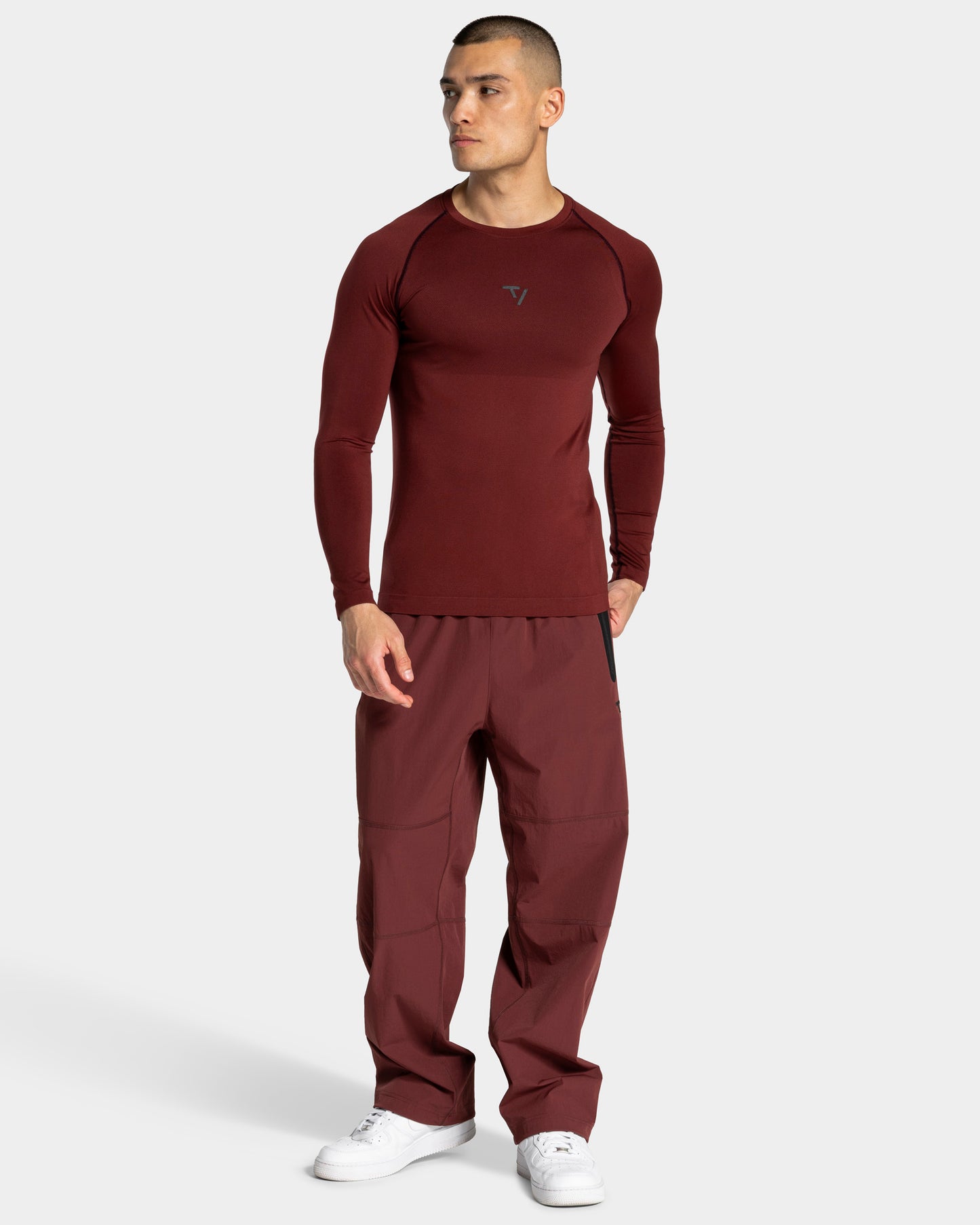 Workout Seamless Longsleeve ‘Merlot’