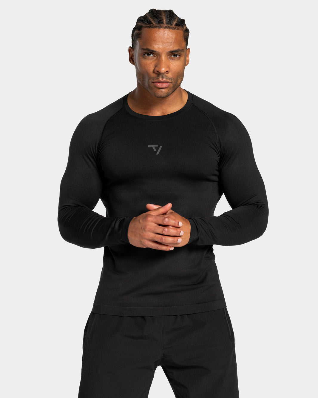 Workout Seamless Longsleeve ‘Black - Anthracite’