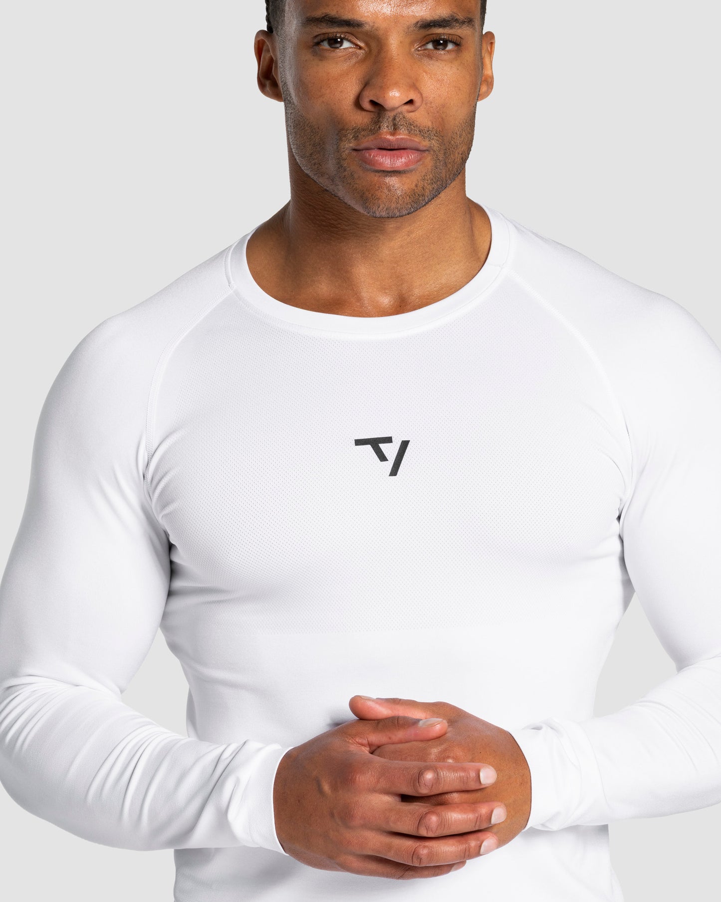 Koszulka z długim rękawem Workout Seamless „Biały”