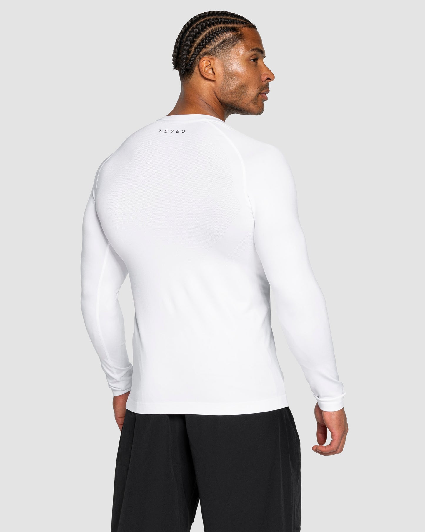 Koszulka z długim rękawem Workout Seamless „Biały”