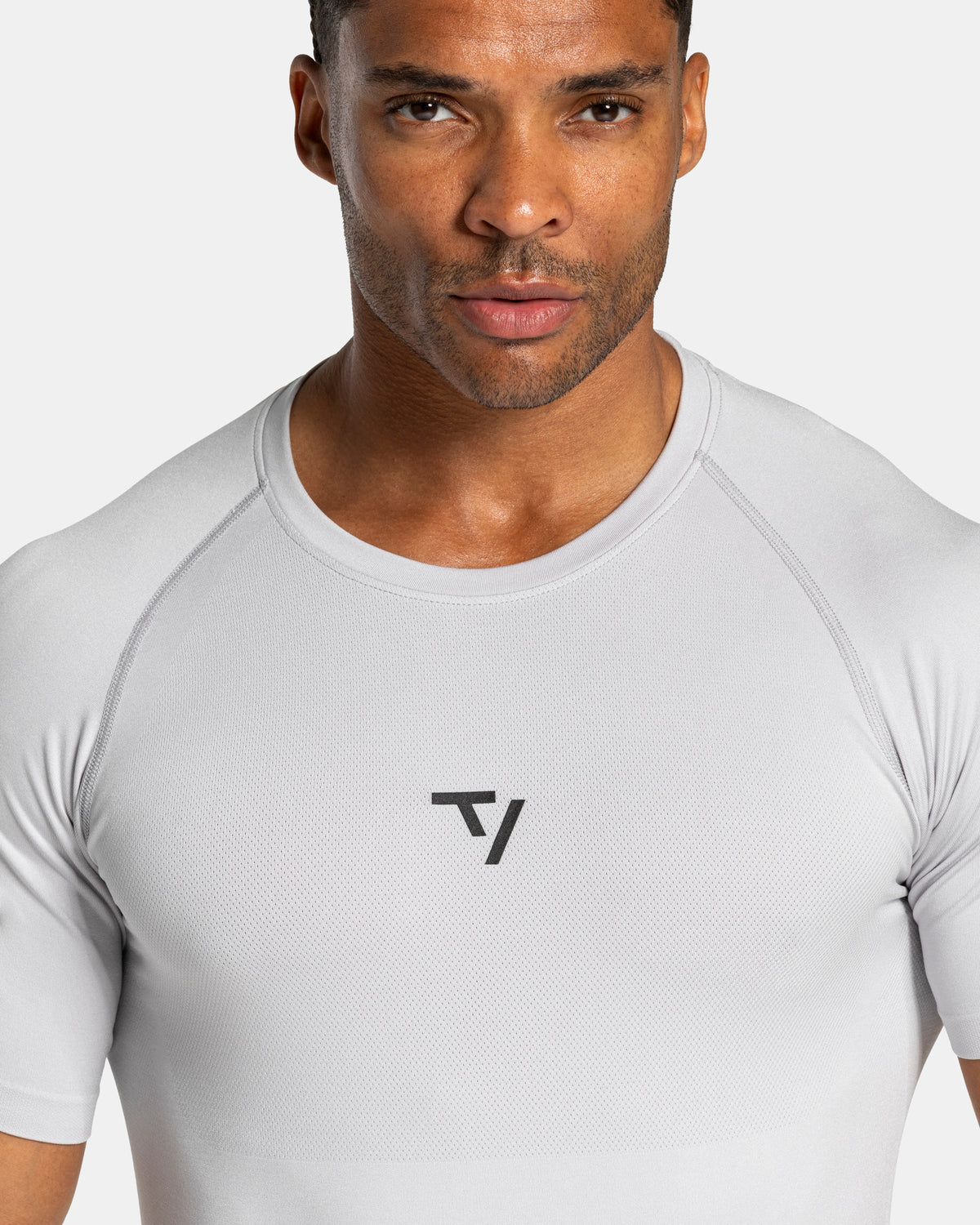 Workout Seamless T-Shirt ‘Light Grey’