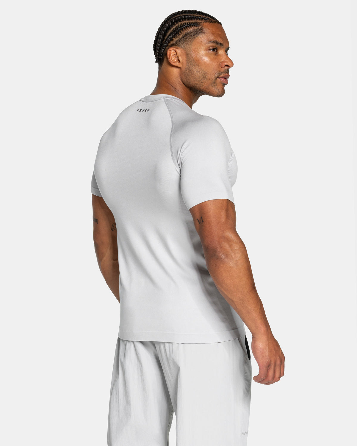 Workout Seamless T-Shirt ‘Light Grey’