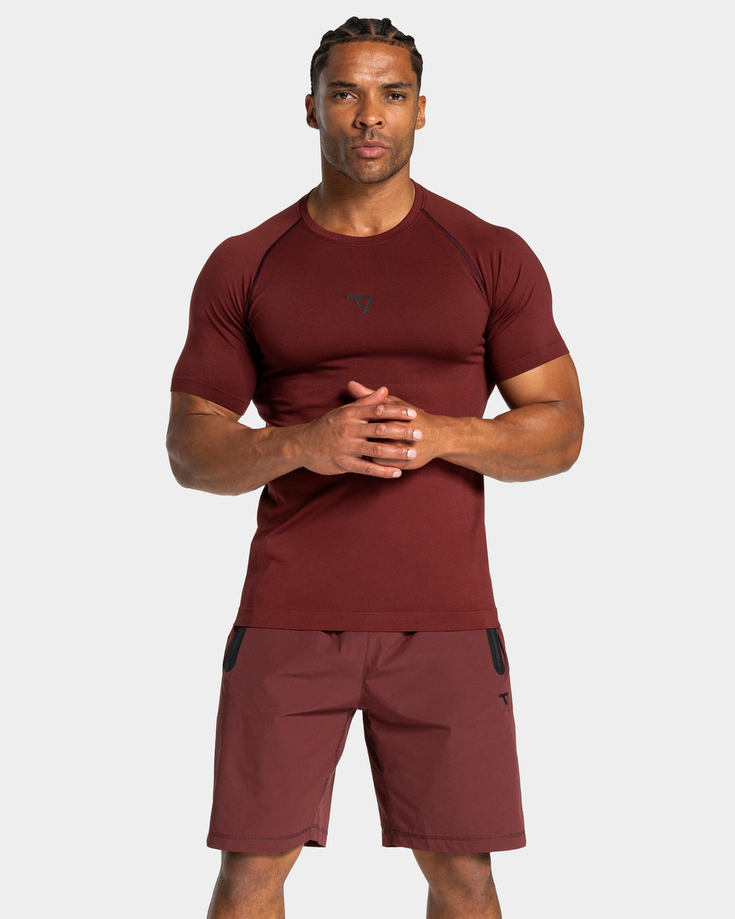 Workout Seamless T-Shirt ‘Merlot’