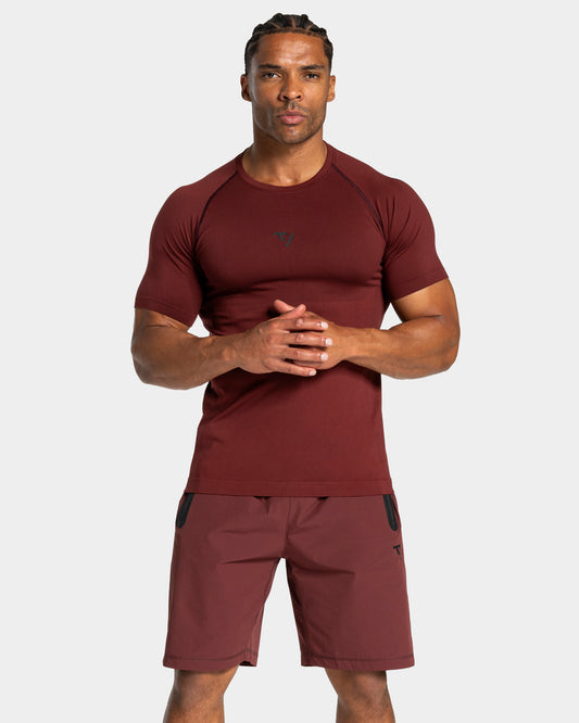 Workout Seamless T-Shirt ‘Merlot’