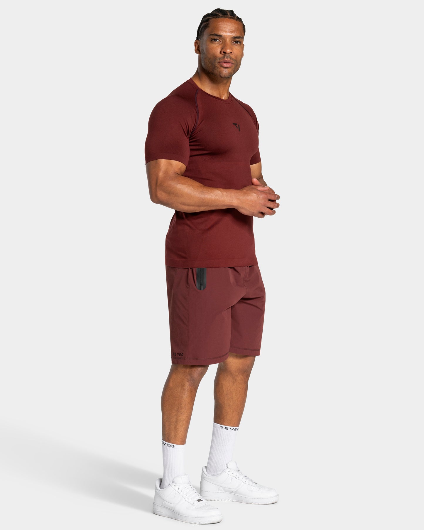 Workout Seamless T-Shirt ‘Merlot’