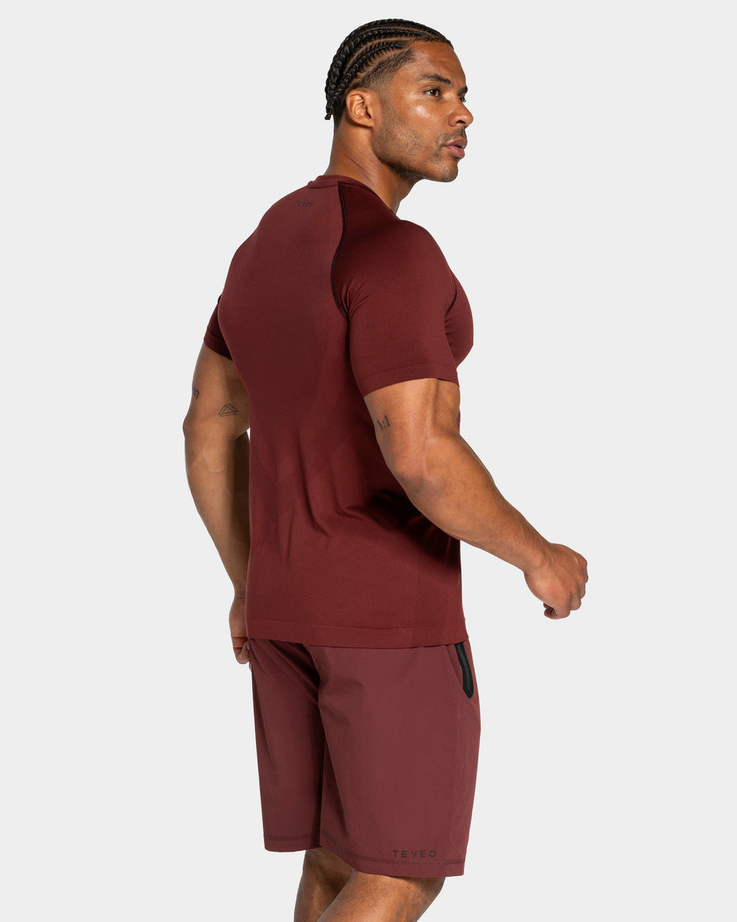Workout Seamless T-Shirt ‘Merlot’