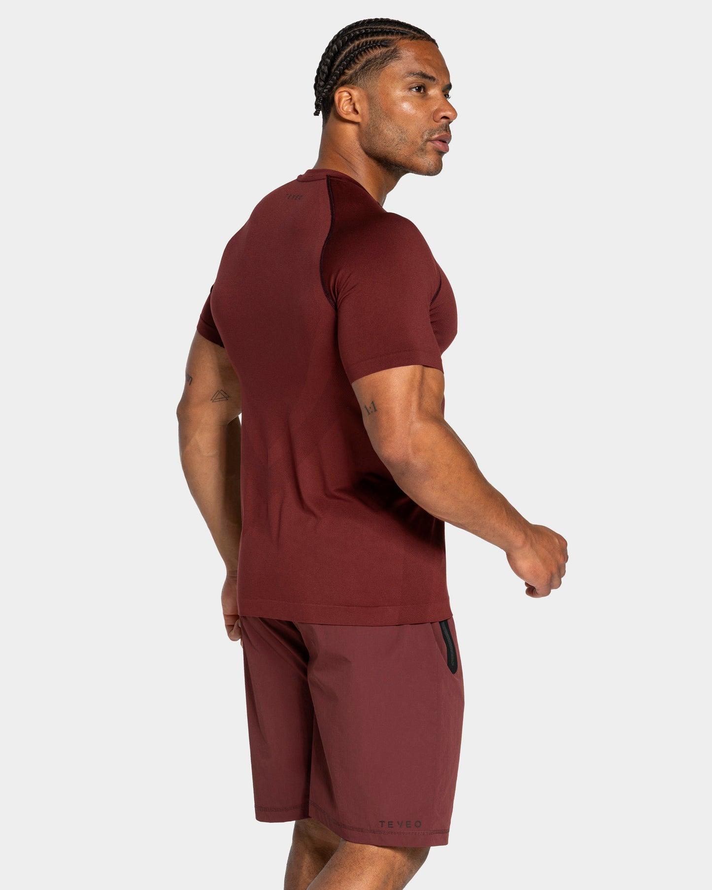 Workout Seamless T-Shirt ‘Merlot’
