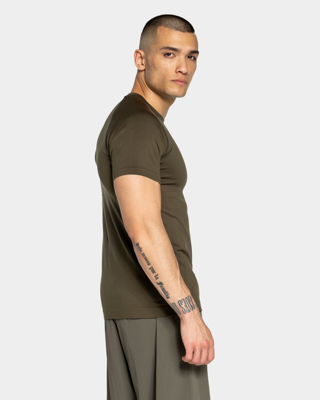 Workout Seamless T-Shirt ‘Olive’