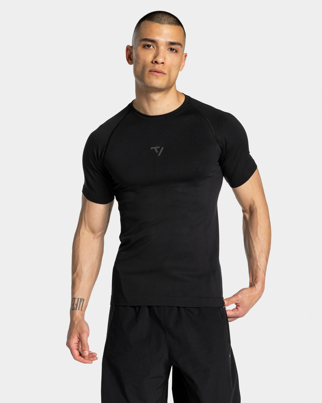 Workout Seamless T-Shirt ‘Black - Anthracite’