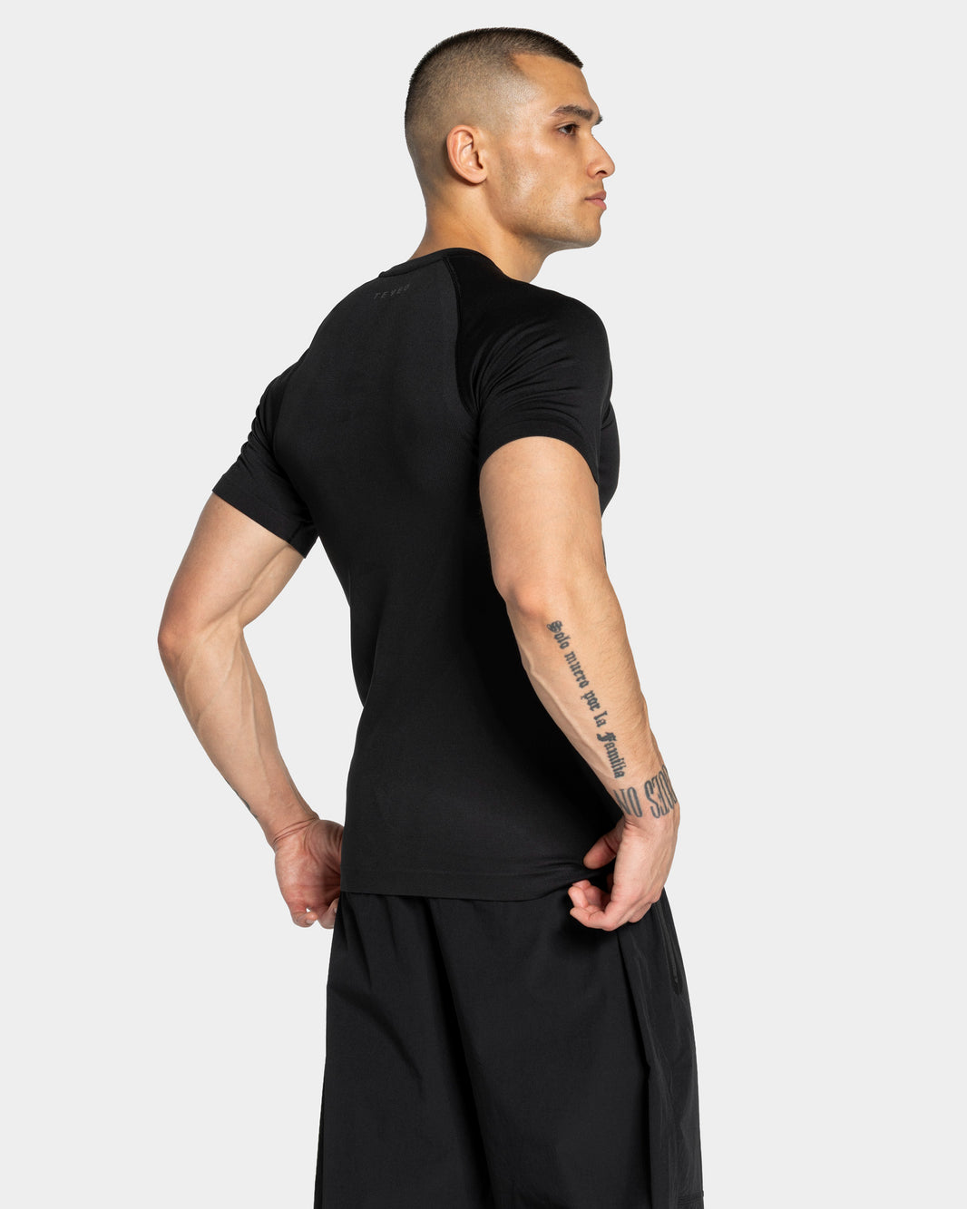 Workout Seamless T-Shirt ‘Black - Anthracite’