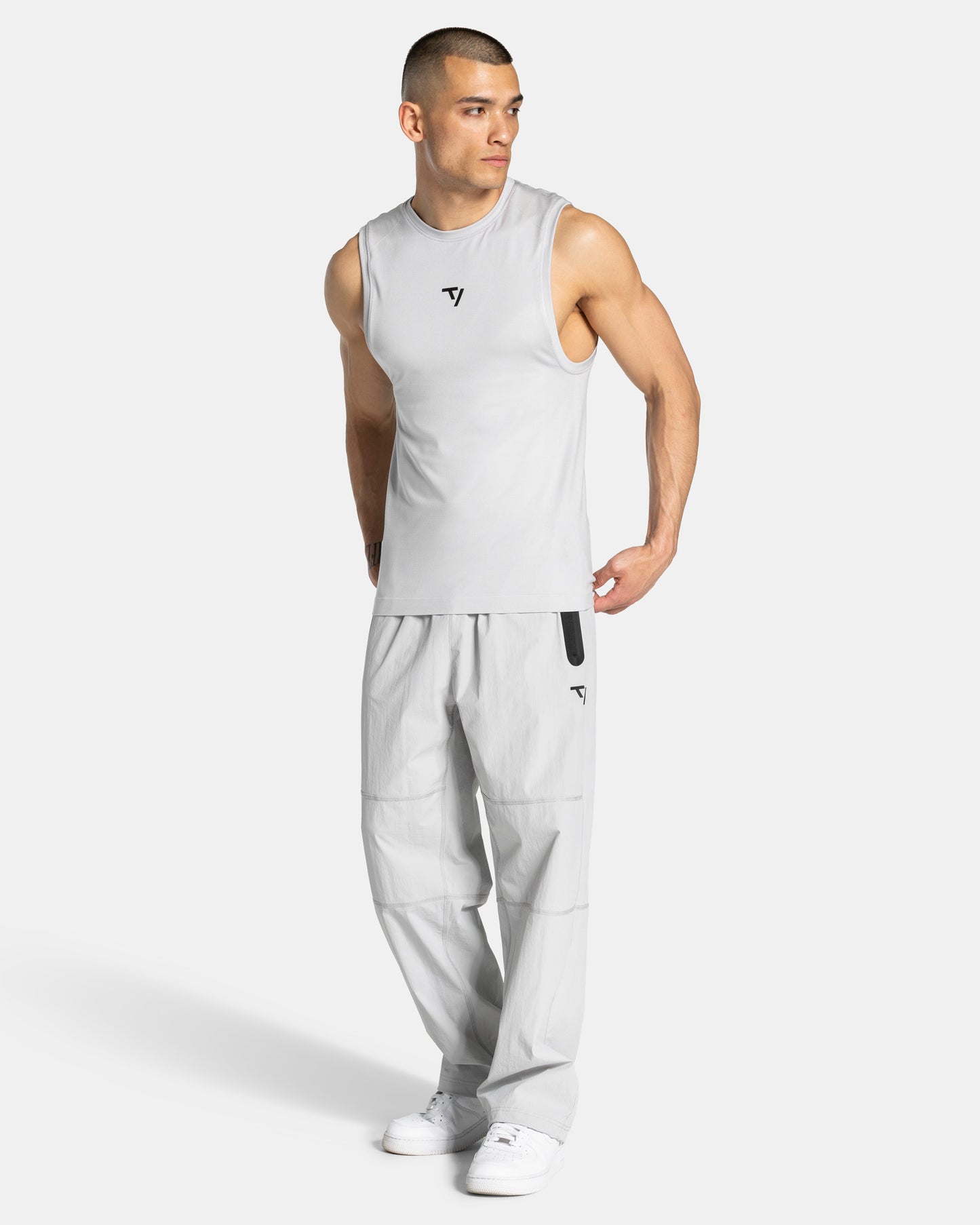 Workout Seamless Tank Top ‘Light Grey’