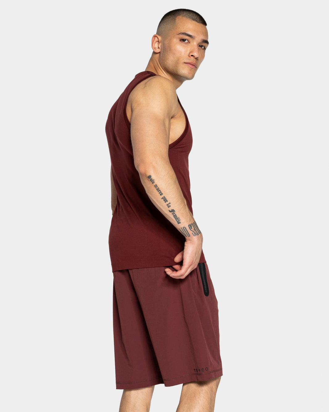 Workout Seamless Tank Top ‘Merlot’