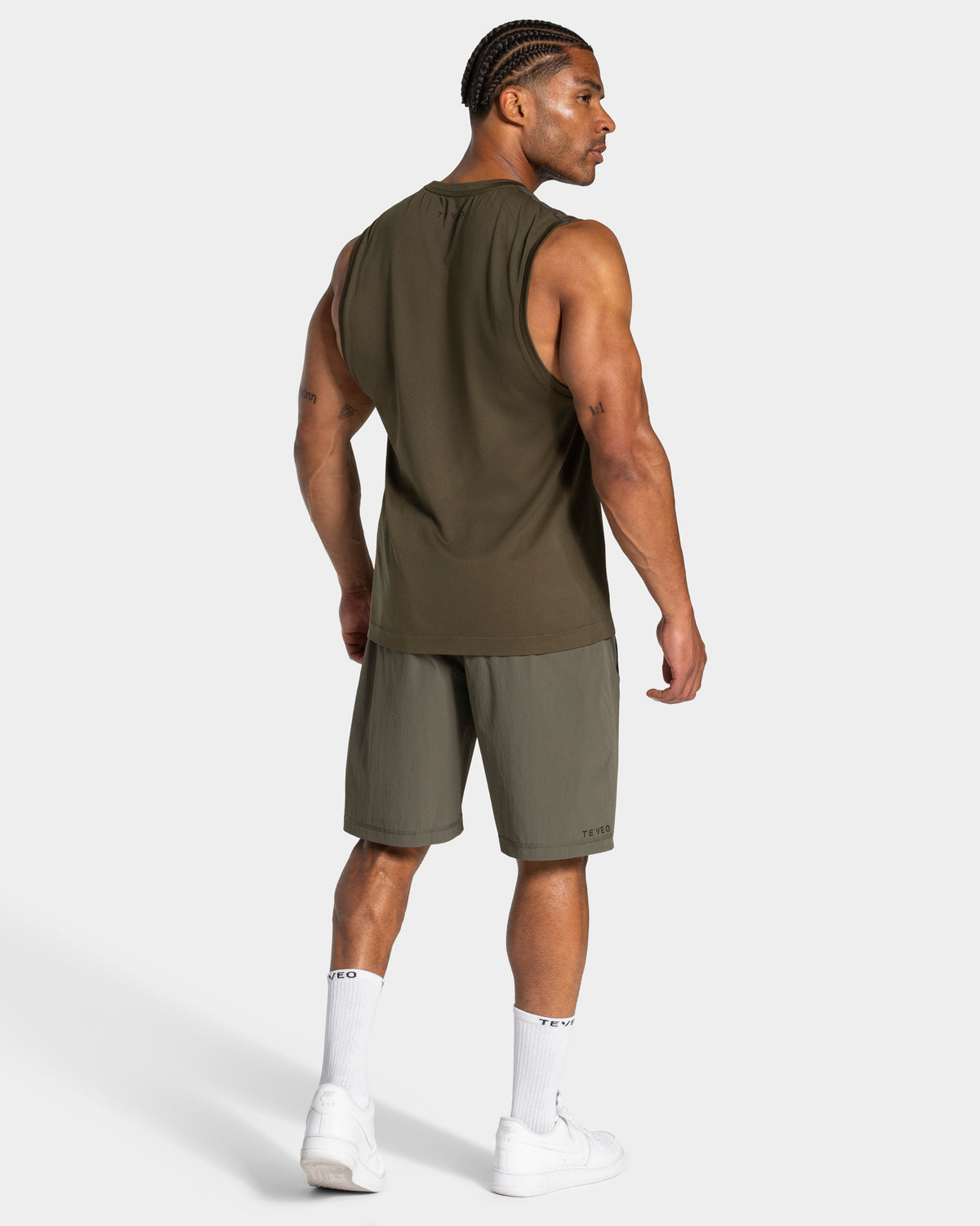 Workout Seamless Tank Top ‘Olive’