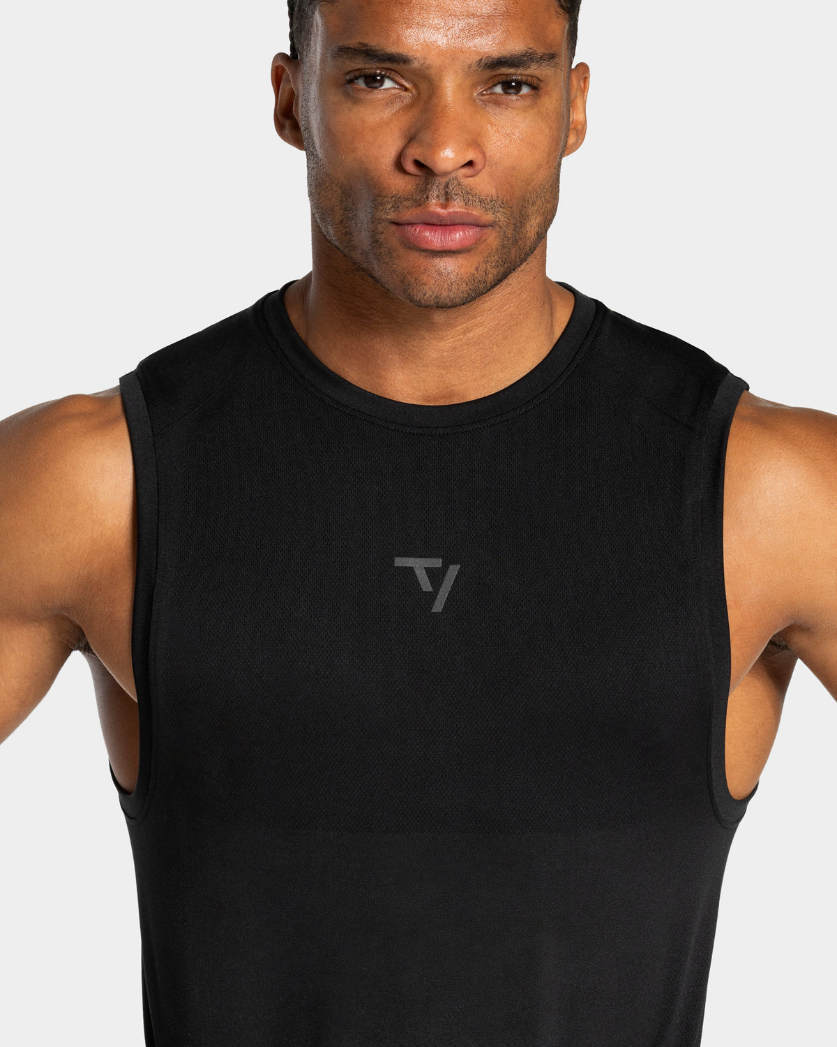 Workout Seamless Tank Top ‘Black - Anthracite’