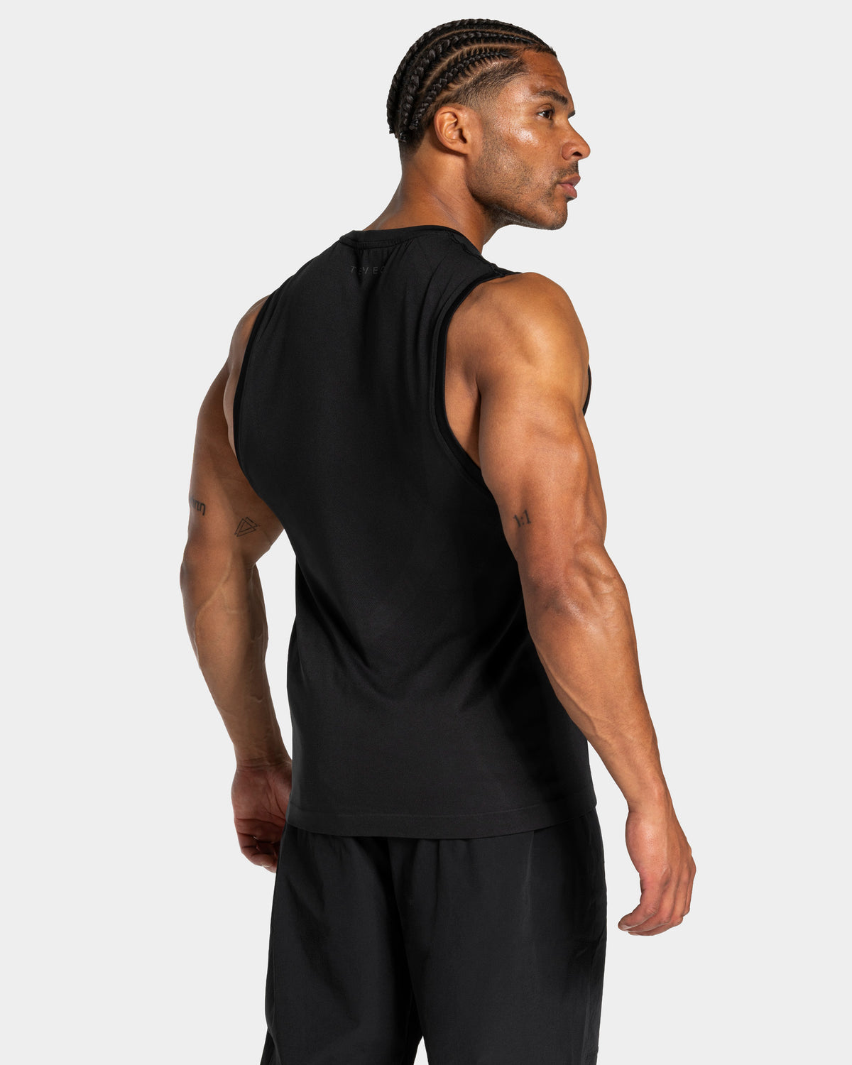 Workout Seamless Tank Top ‘Black - Anthracite’