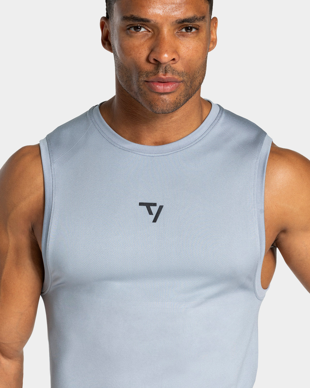 Workout Seamless Tank Top ‘Steel Blue’