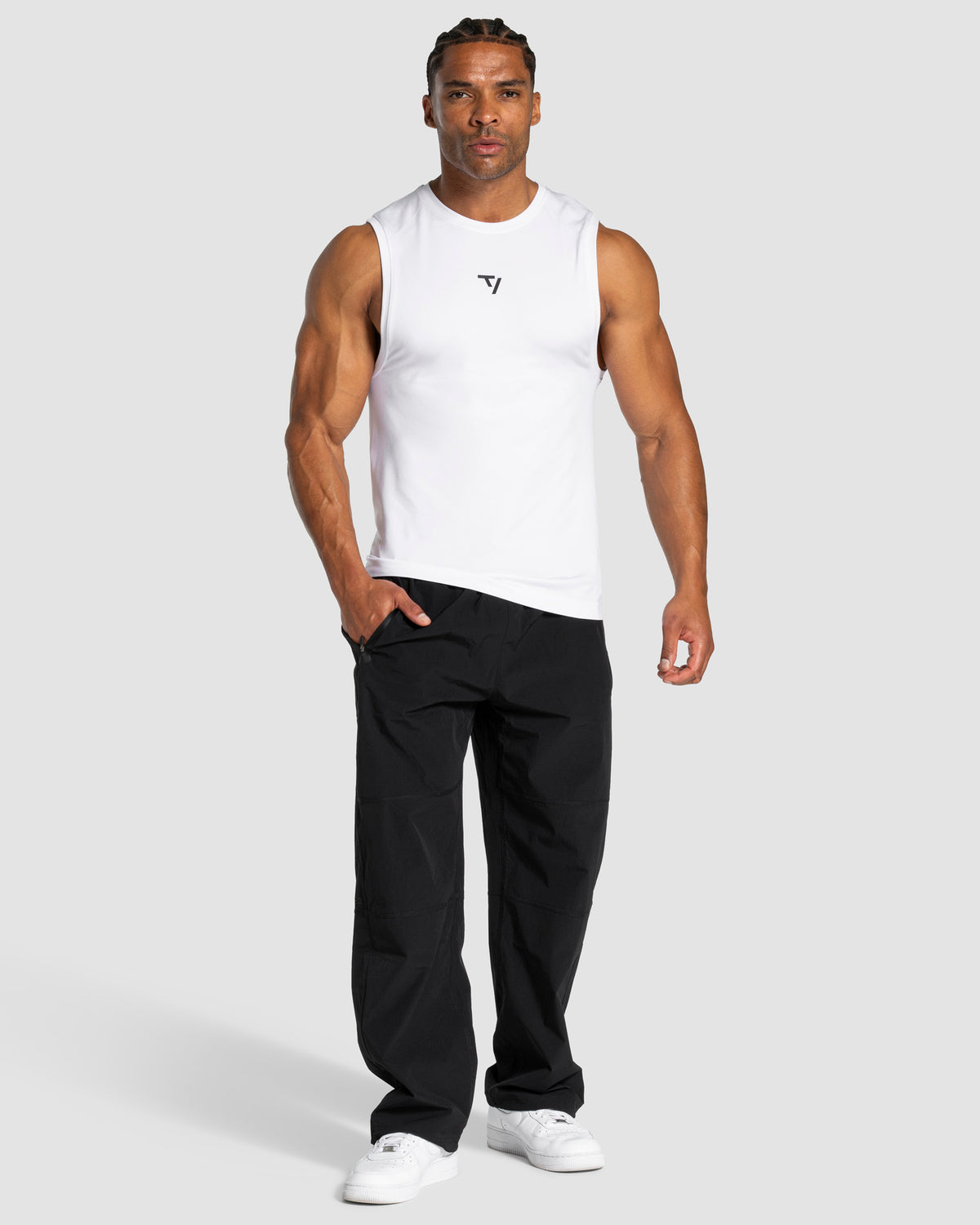 Canotta Workout Seamless “Bianco"