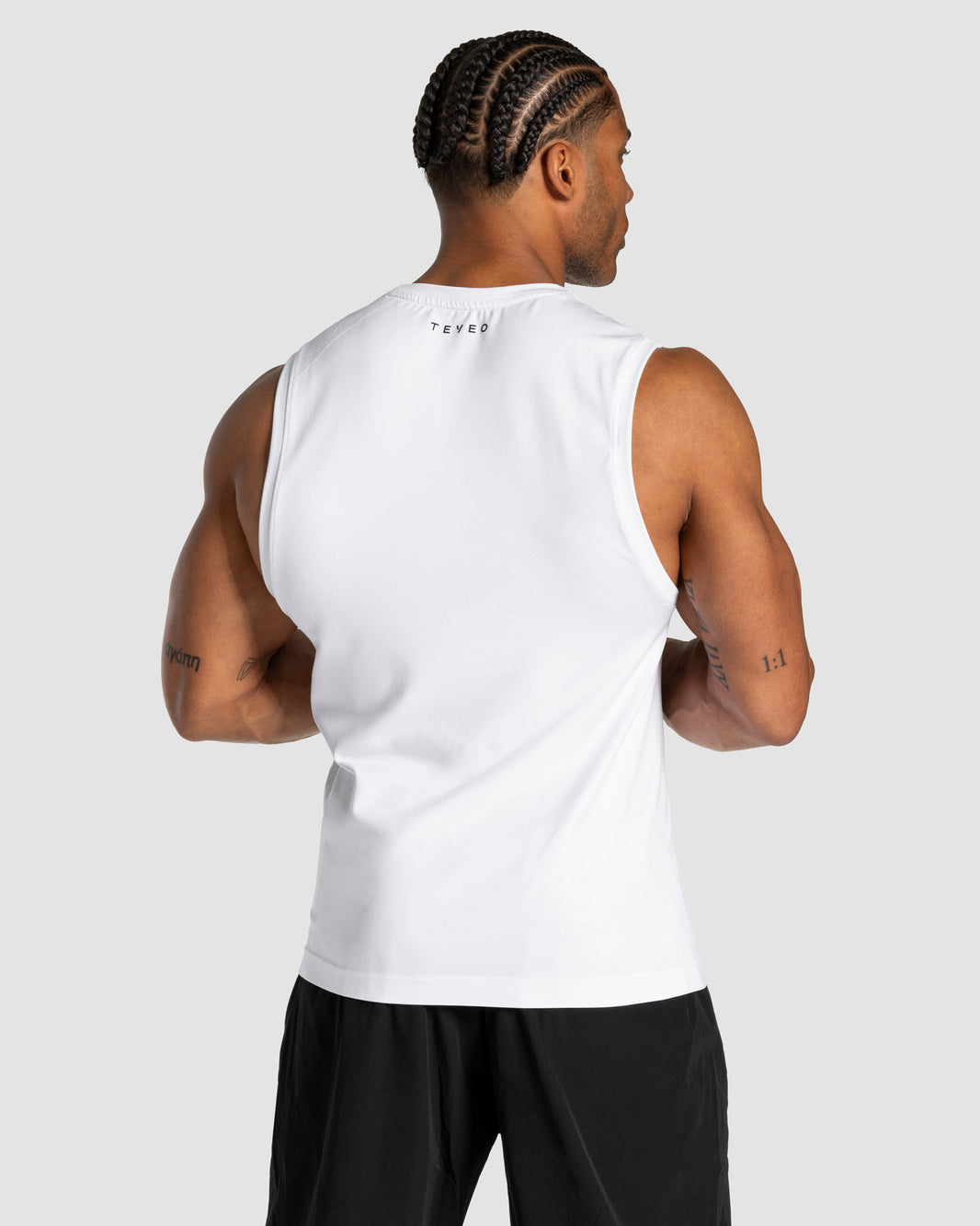 Camiseta sin mangas Workout Seamless «blanco»