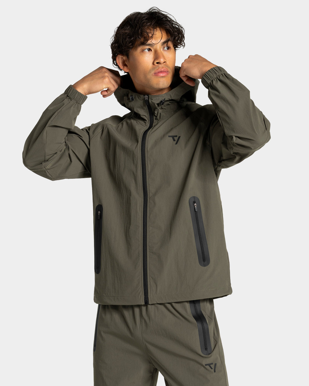 Workout Zip Jacket ‘Olive’