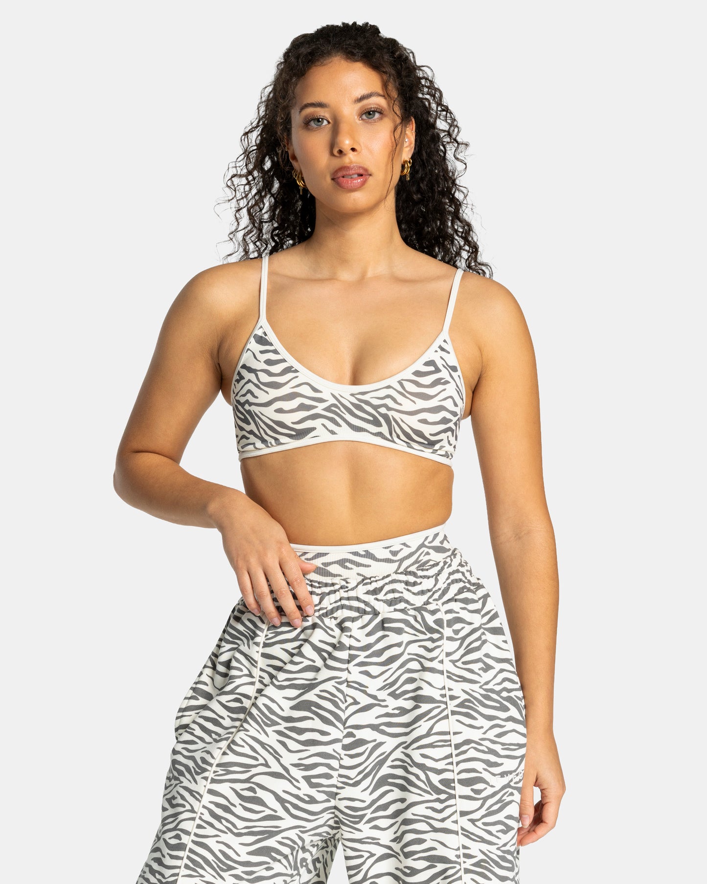 Contrastline Bra ‘Zebra Off-White’