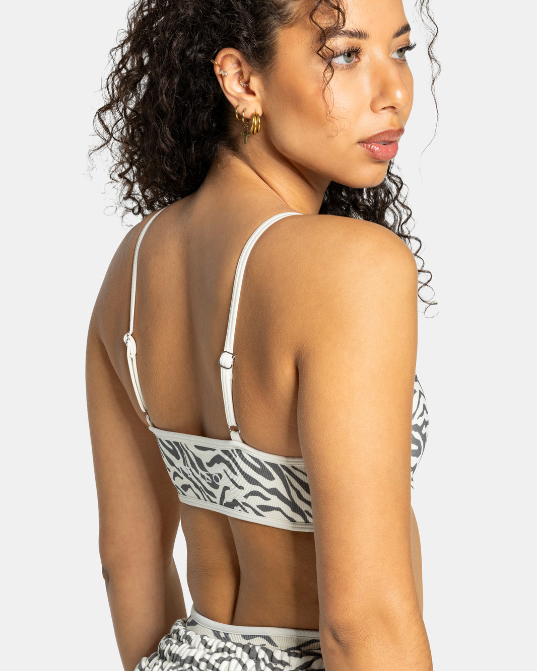 Contrastline Bra ‘Zebra Off-White’
