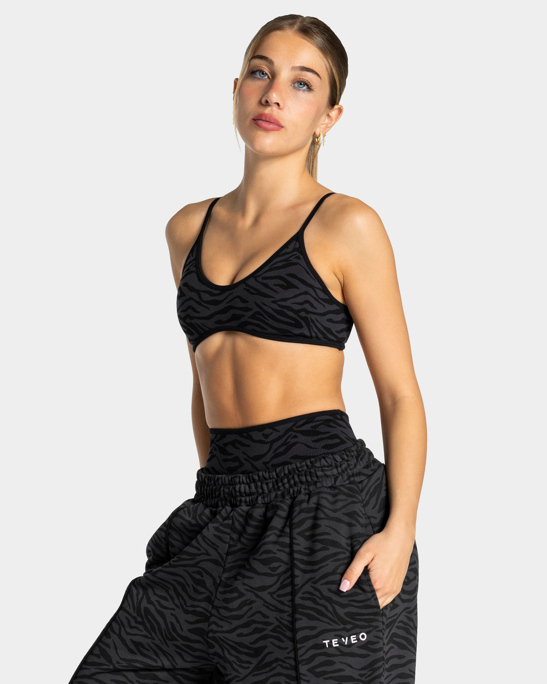 Contrastline Bra ‘Zebra Black’