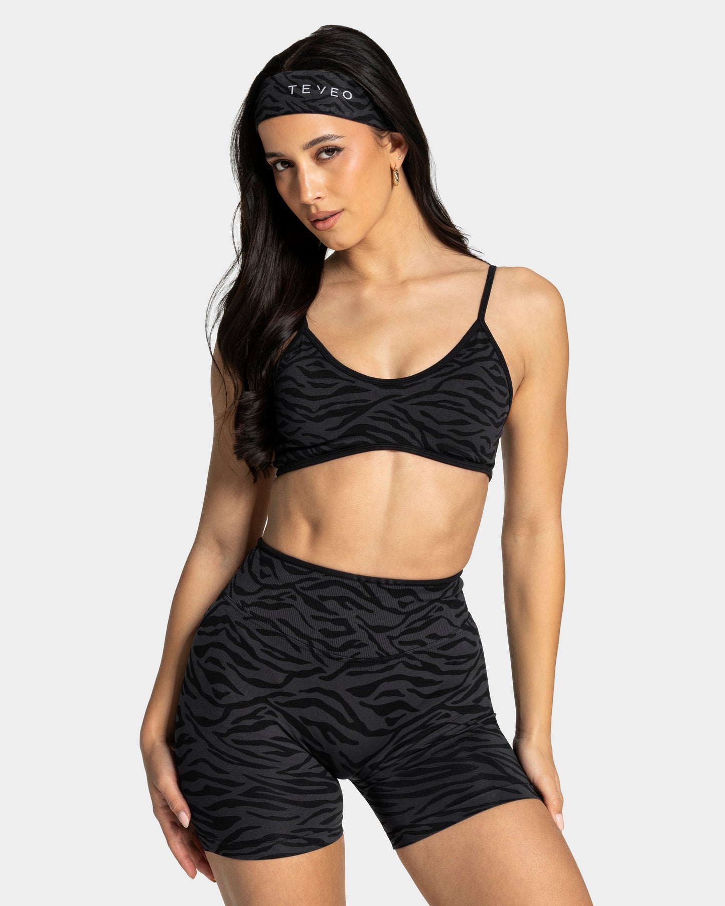 Contrastline Headband ‘Zebra Black’