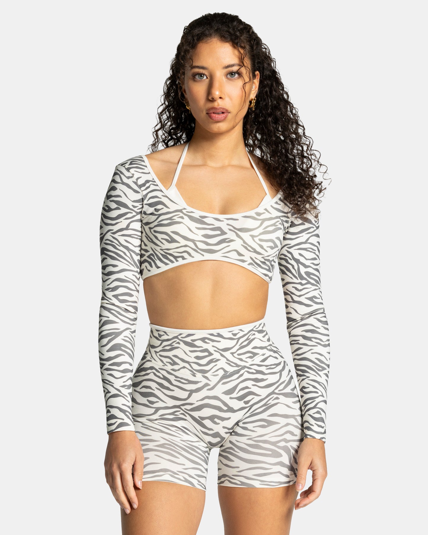 Contrastline Longsleeve ‘Zebra Off-White’