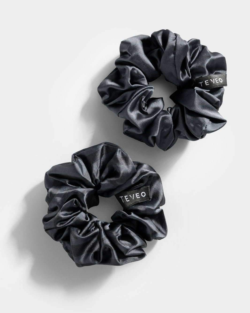 Contrastline Scrunchies (2-Pack) ‘Zebra - Black’