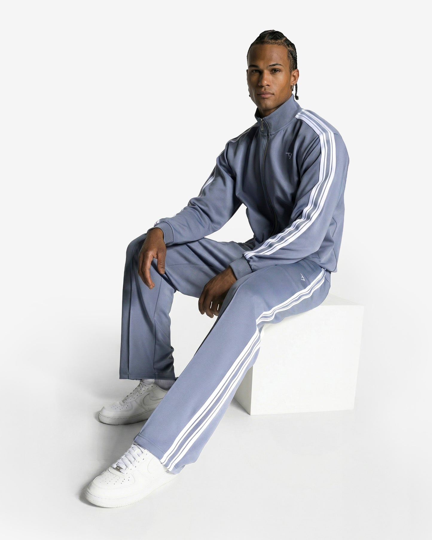 Pantalon de jogging Straight Leg Club « bleu acier »