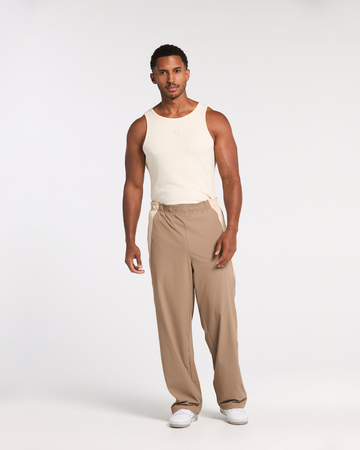 Canotta Workout Ribbed “Off White”