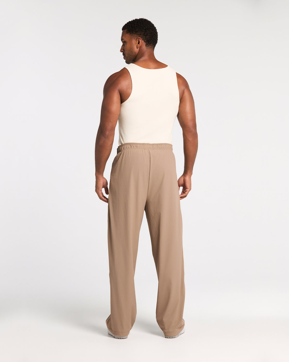 Canotta Workout Ribbed “Off White”
