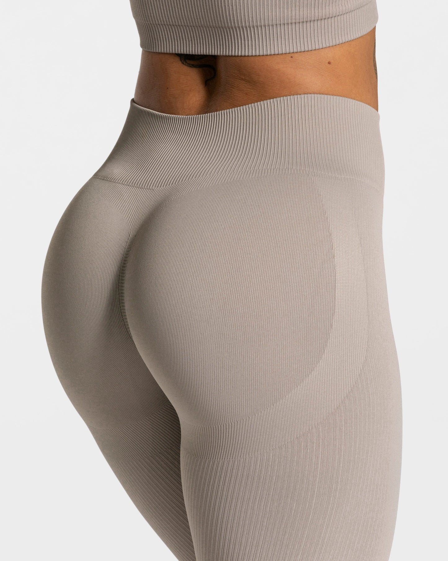 Elegant Scrunch Leggings ‘Stone’