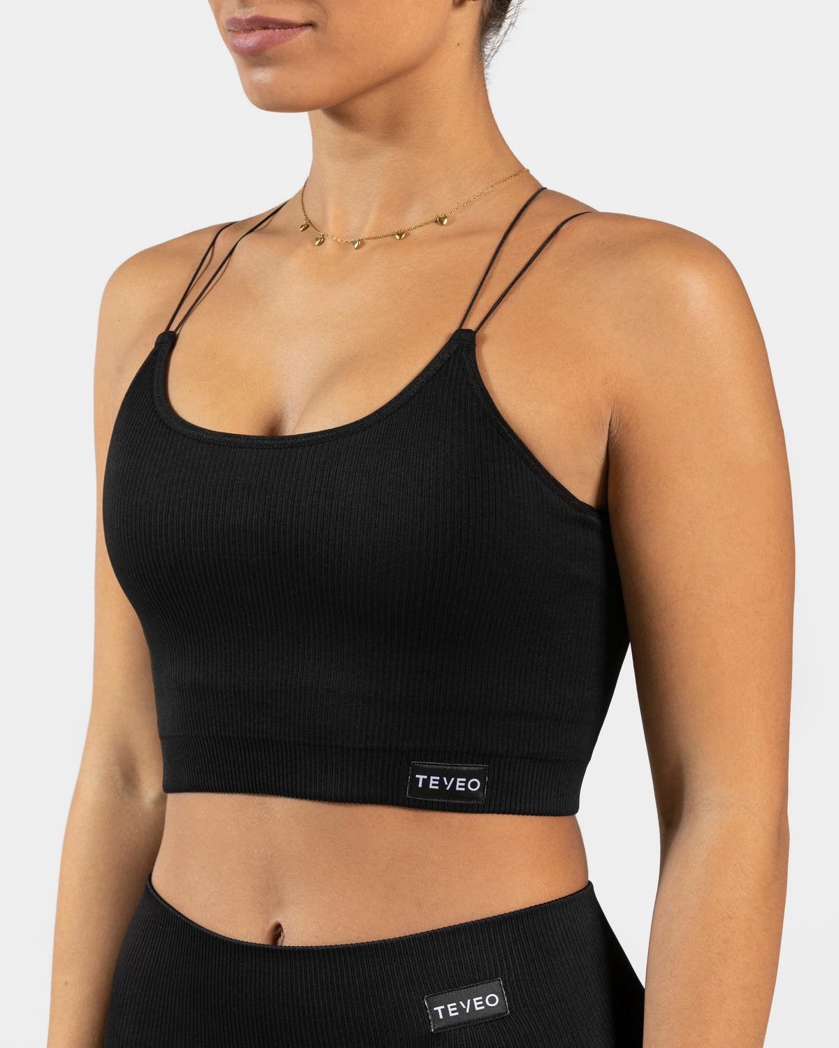 Elegant strap top “Nero”