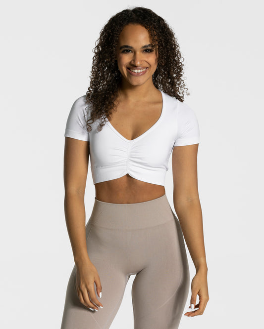 Crop top Focus “Bianco"