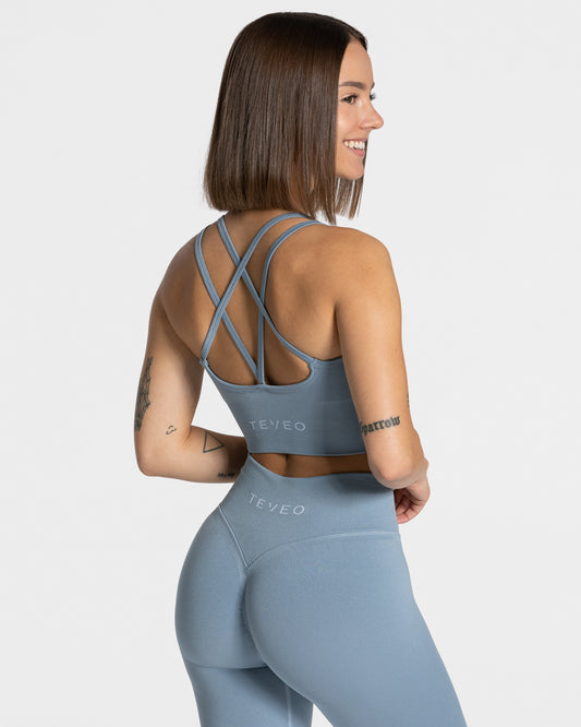 Reggiseno Statement “Blu acciaio”