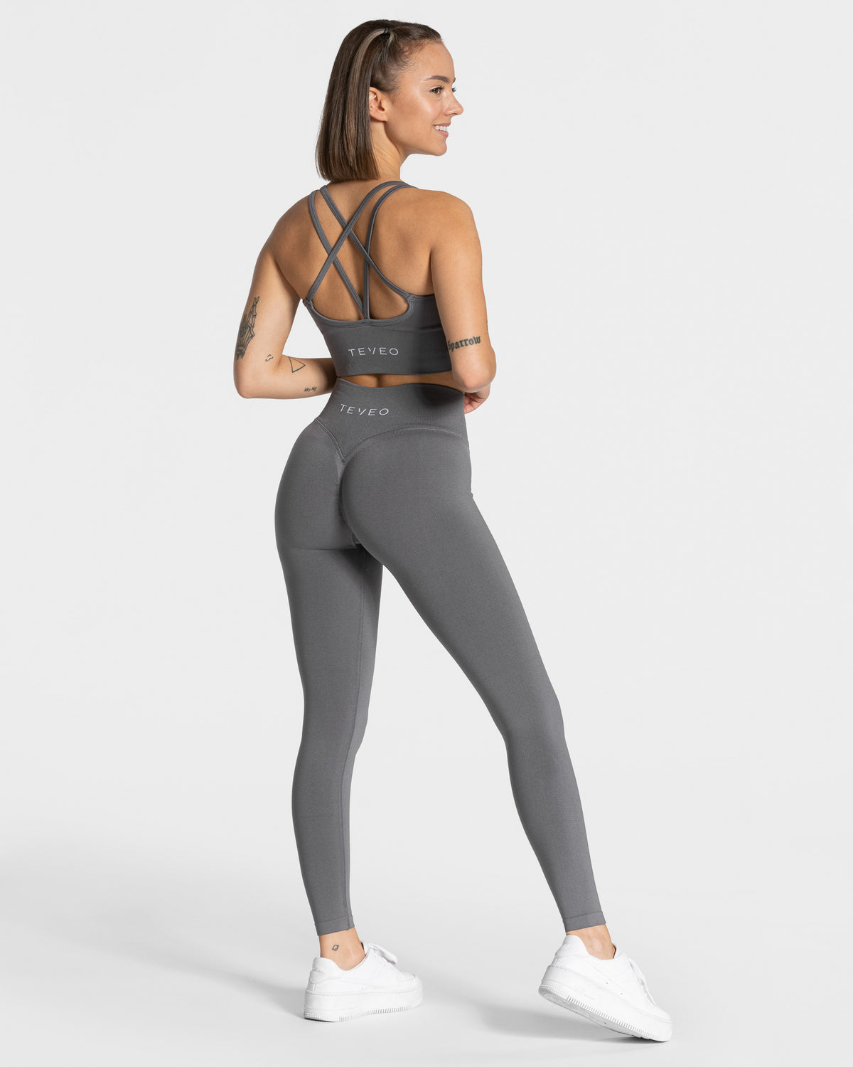 Statement Scrunch Leggings ‘Graphite’
