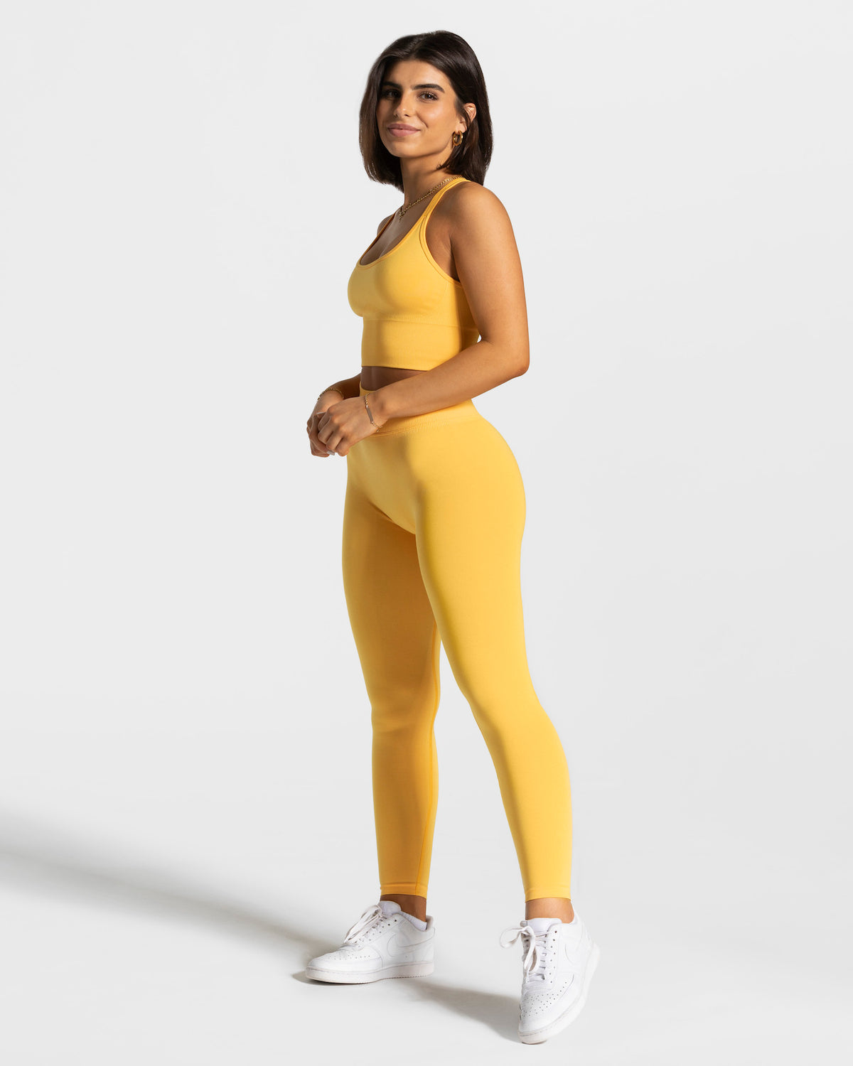 Statement Scrunch Leggings ‘Yellow’