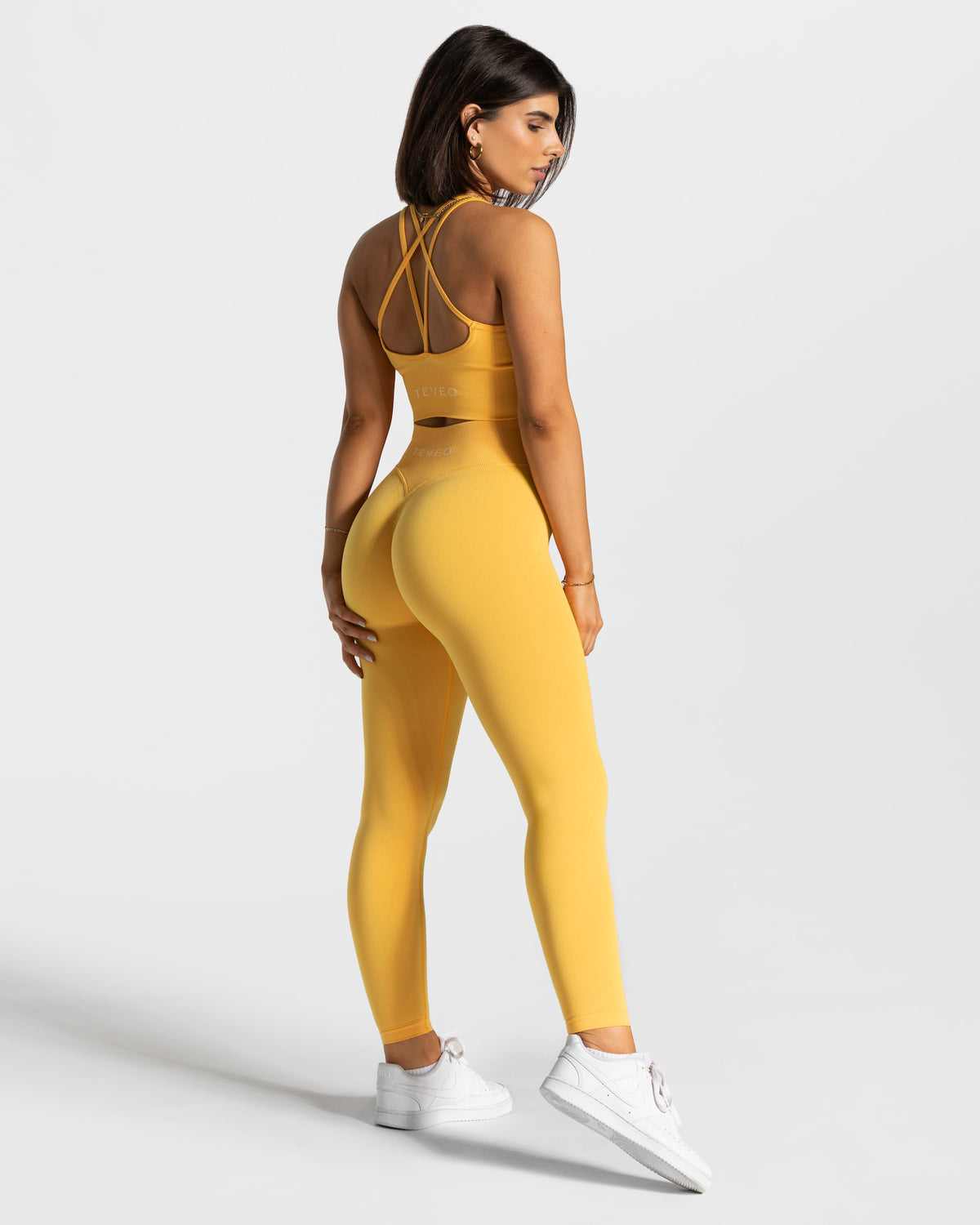Statement Scrunch Leggings ‘Yellow’