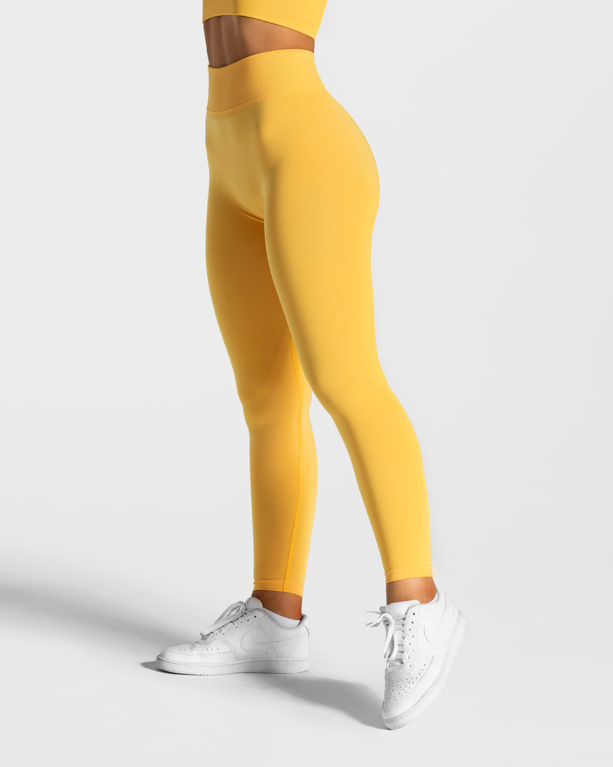 Statement Scrunch Leggings ‘Yellow’