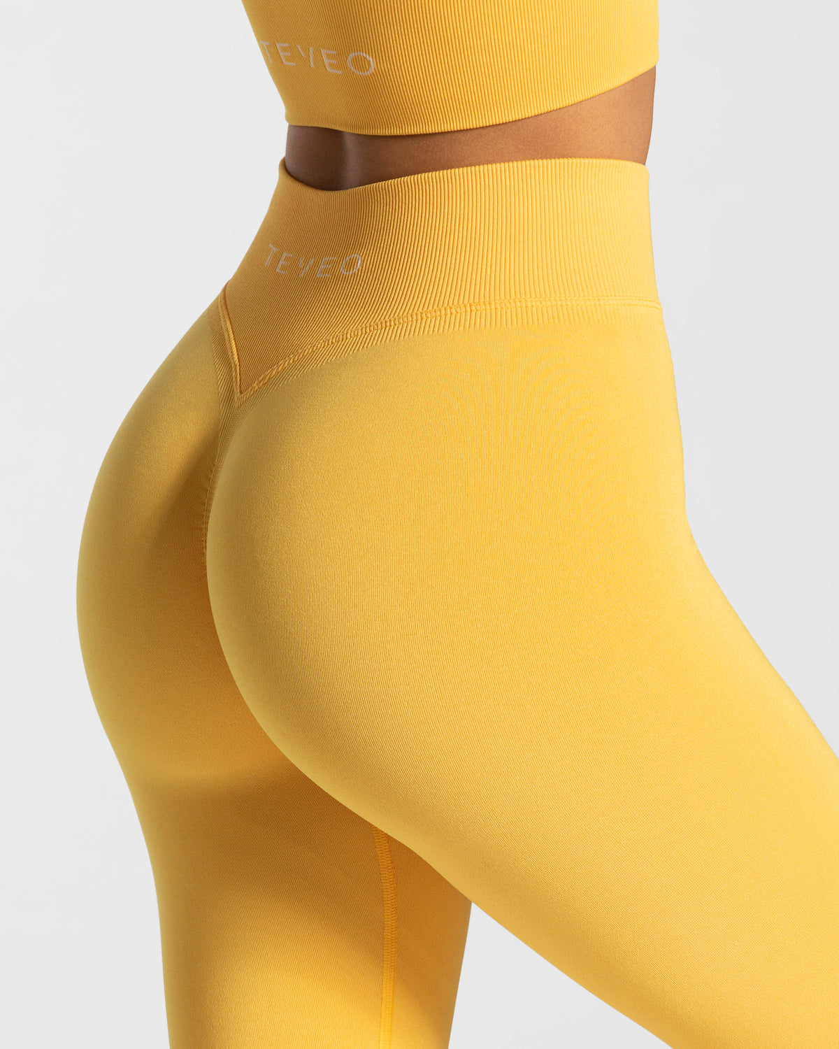 Statement Scrunch Leggings ‘Yellow’
