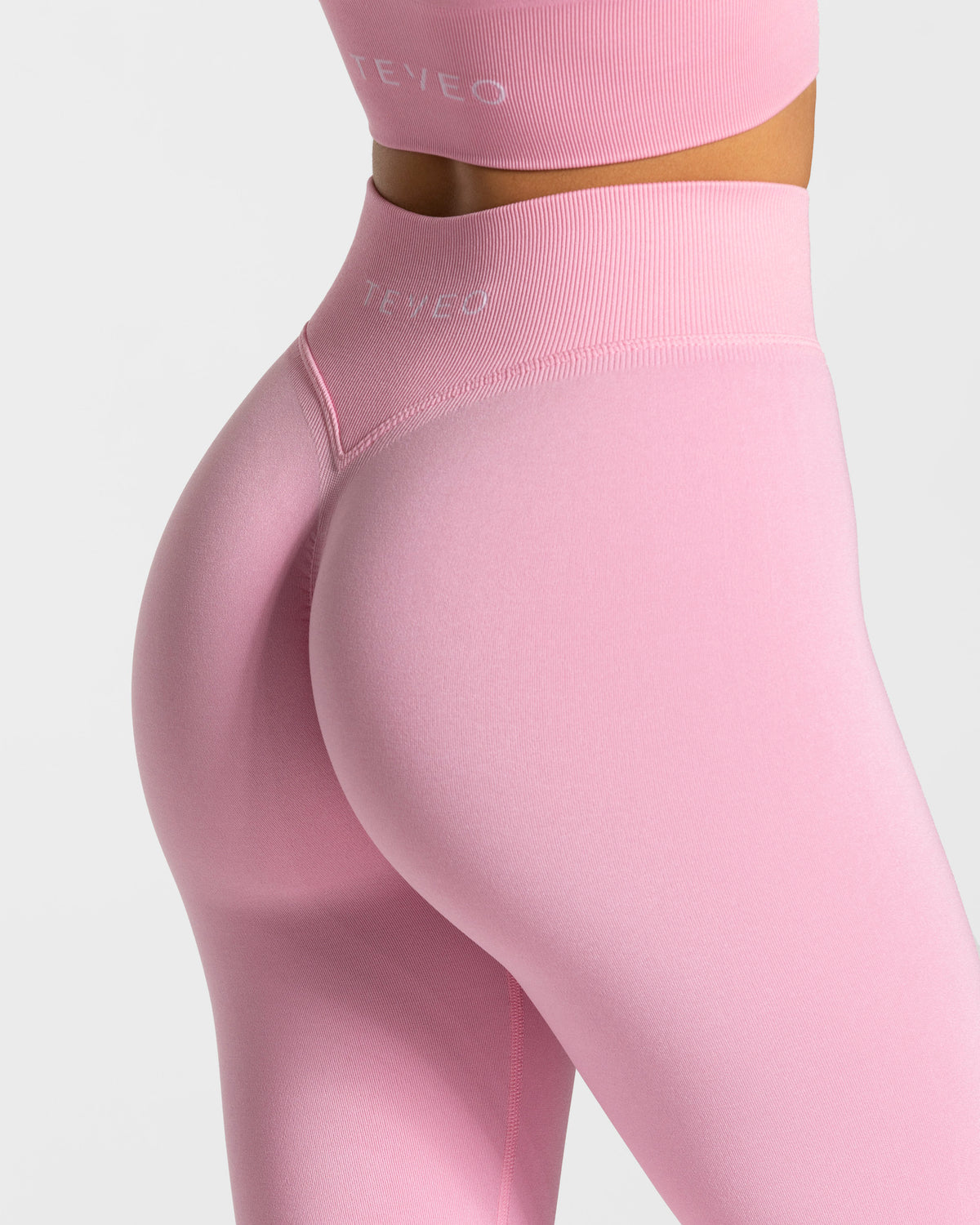 Statement Scrunch Leggings ‘Pink’