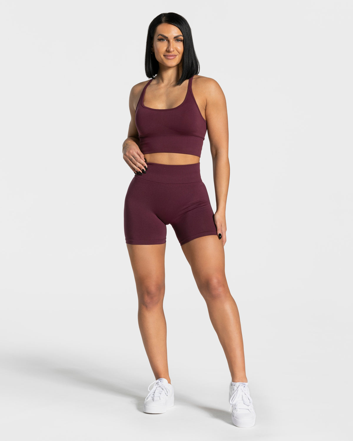 Statement Scrunch Shorts ‘Plum’