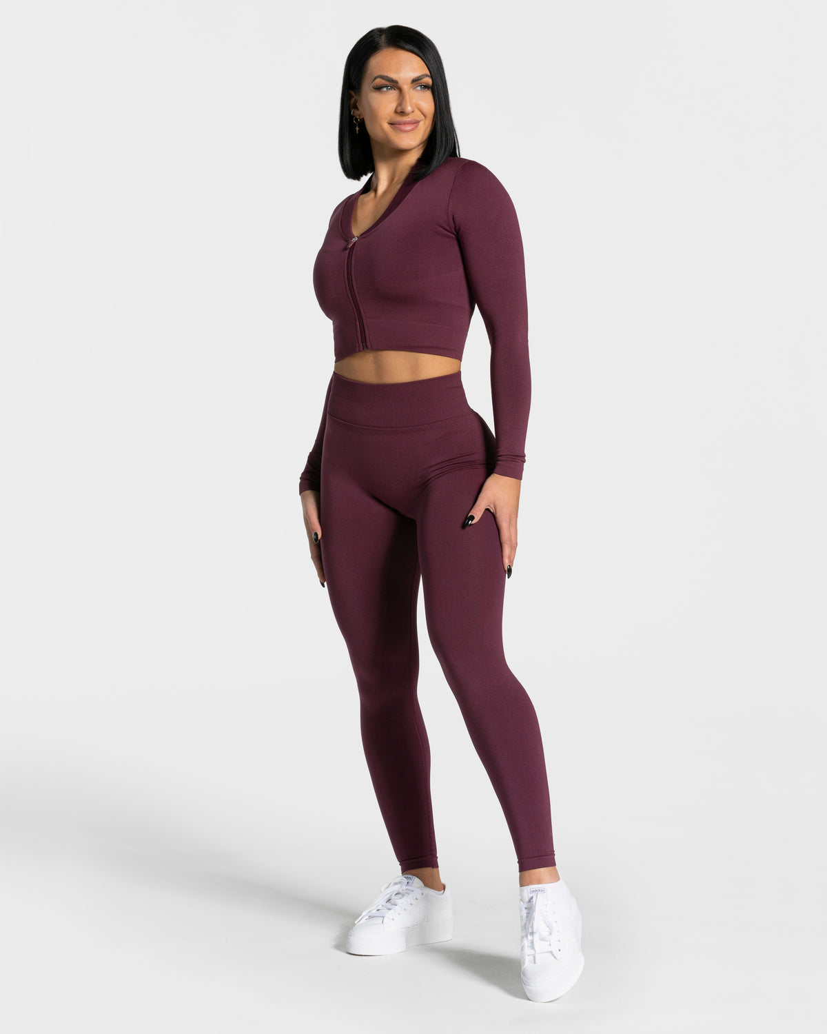 Statement Zip Jacket ‘Plum’