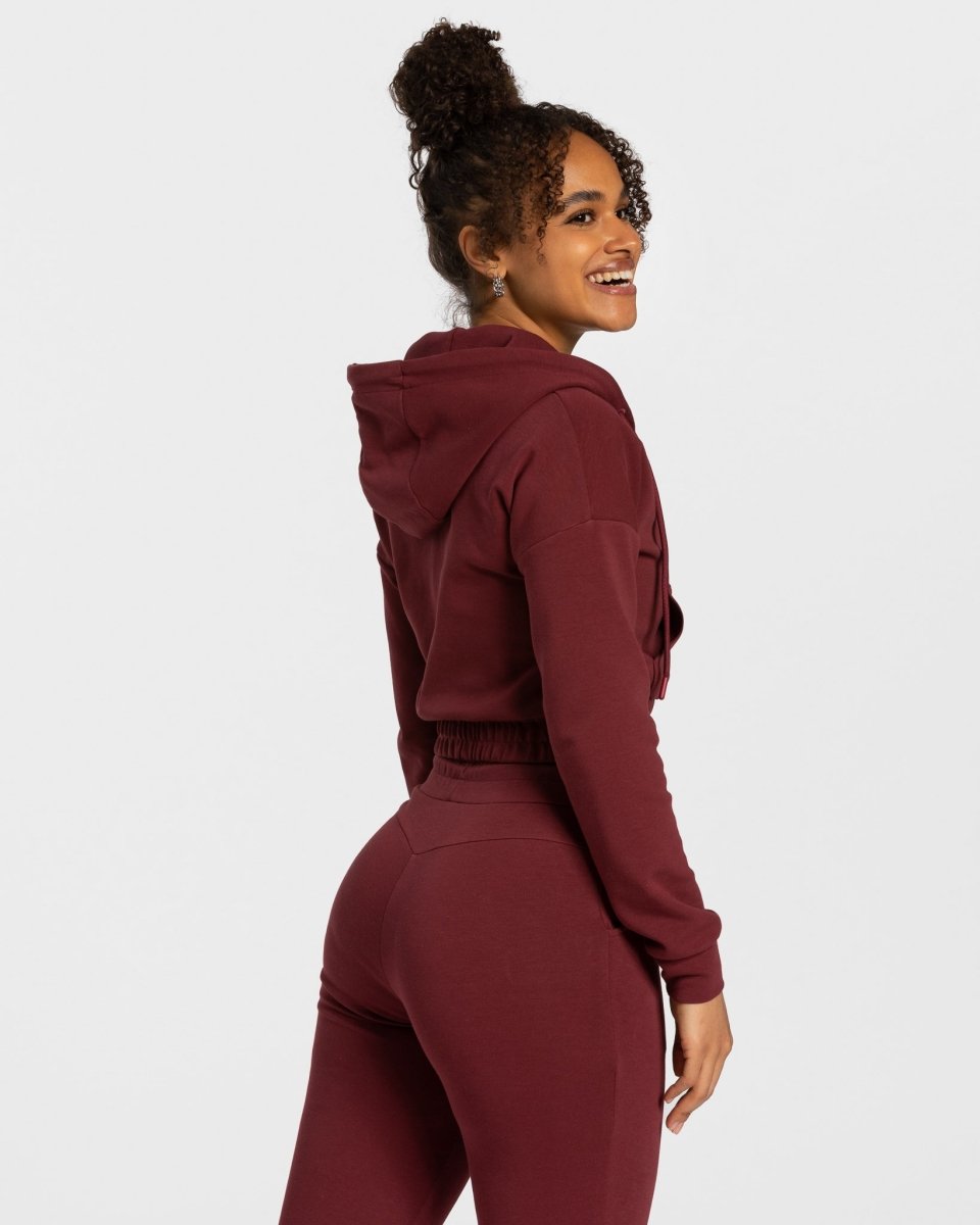 Classic Zip Hoodie "Weinrot" - TEVEO