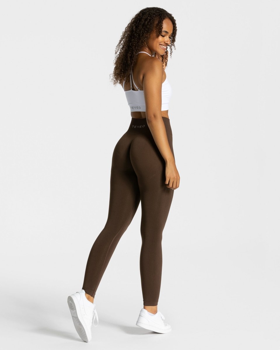 Evolution Leggings "Dunkelbraun" - TEVEO