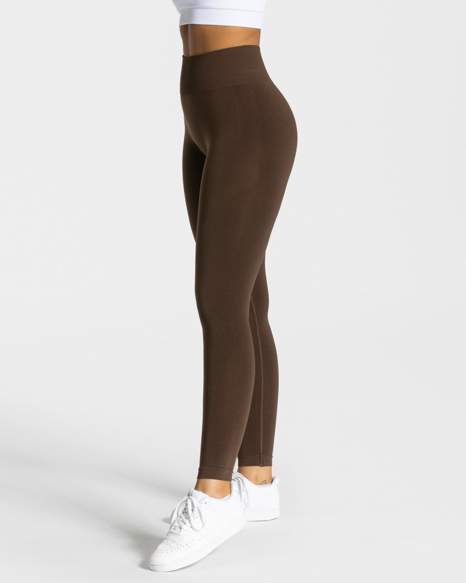 Evolution Leggings "Dunkelbraun" - TEVEO